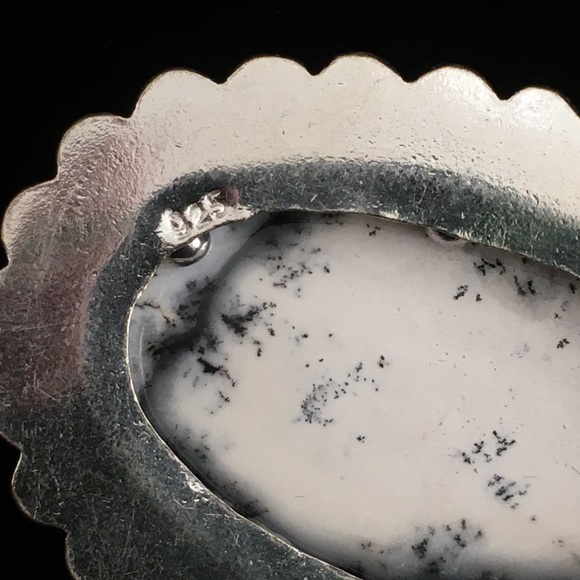 Stunning Dendritic Opal Sterling Silver Pendant! - Picture 3 of 3